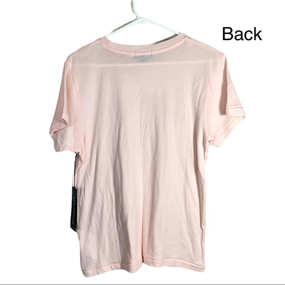 Wildfox Pink Travels Well With Tequila T-Shirt Size Small - Picture 8 of 15